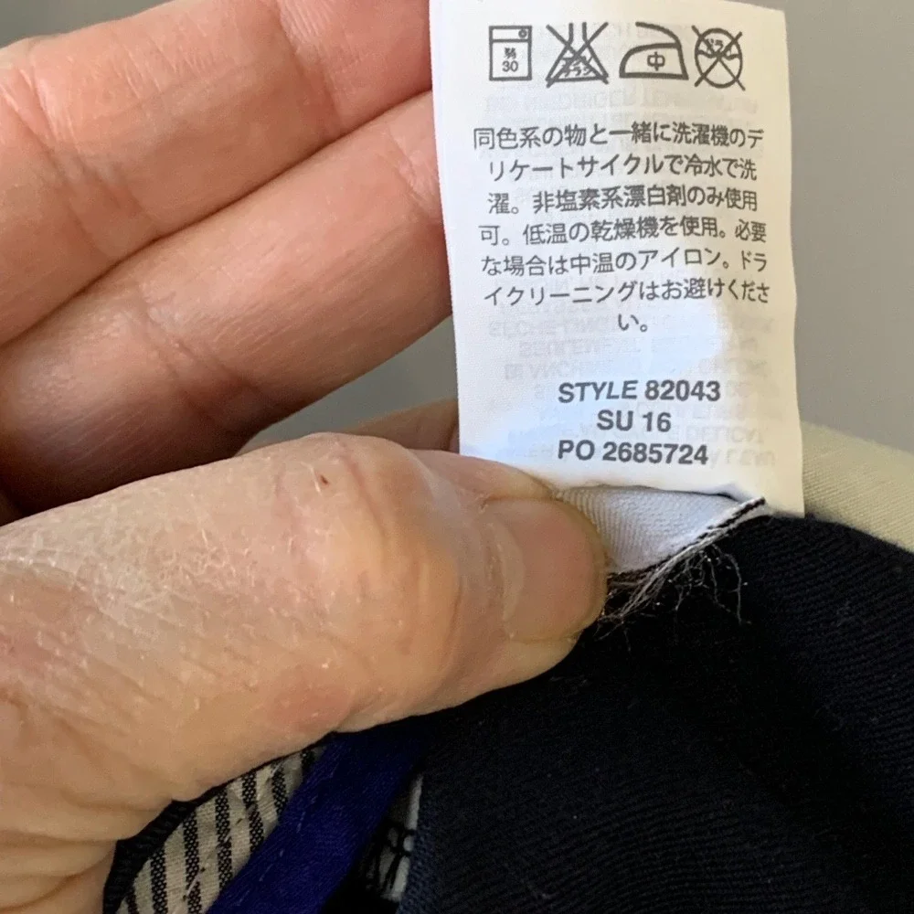 J. Crew navy cotton‎ Chino 4